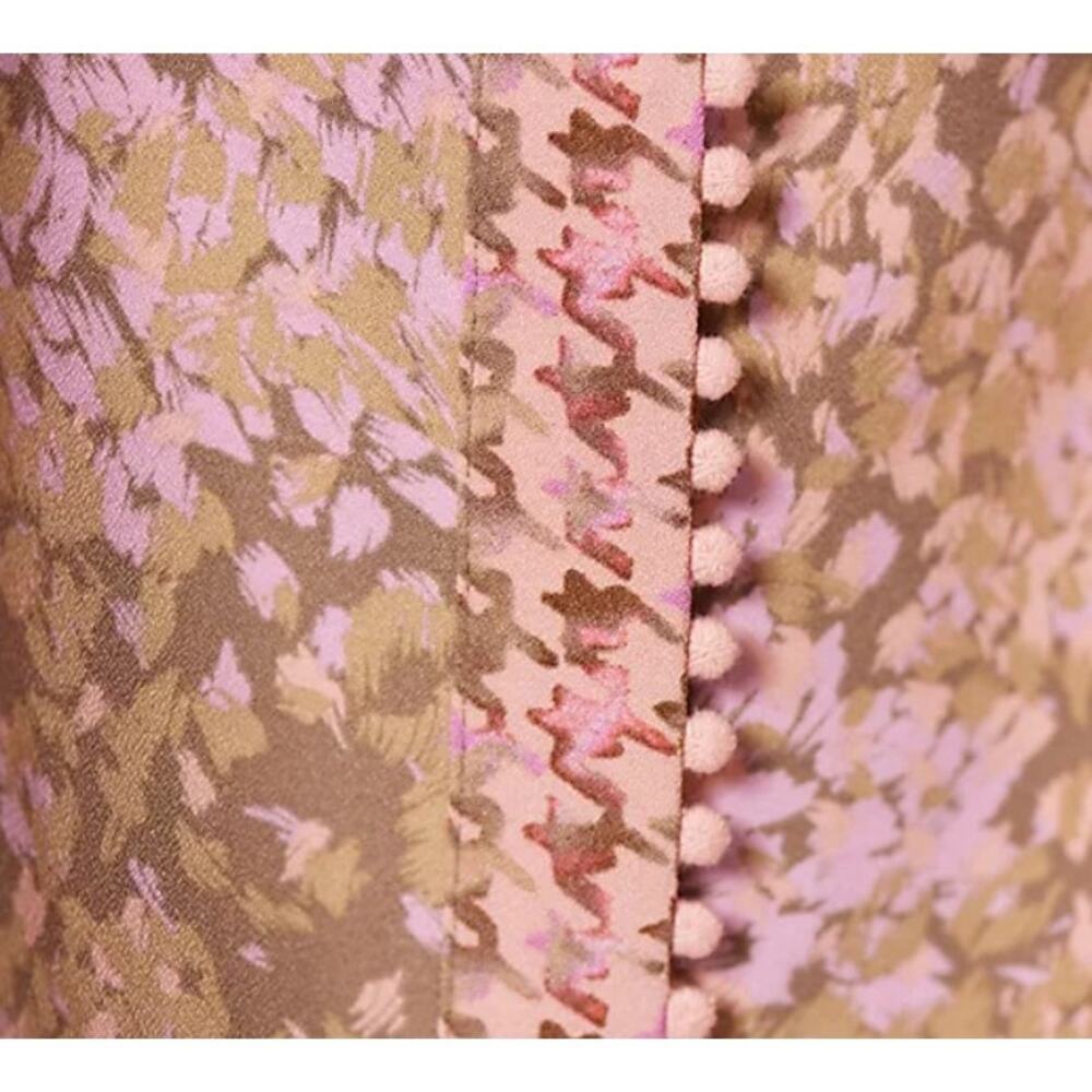 Isaac Mizrahi Live! Women's Print Mixed Print Stretch Crepe Blouse | Size 8 - Picture 3 of 12